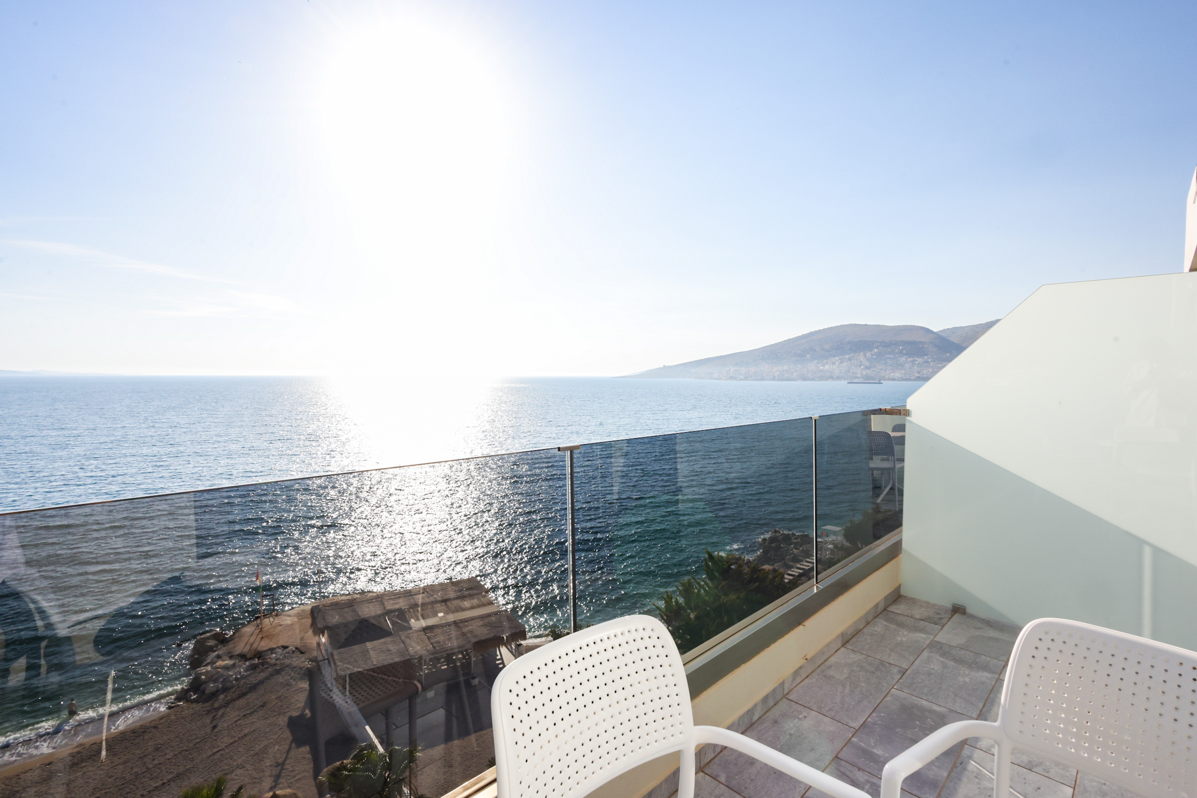 Sea View Room at Hotel Saranda International